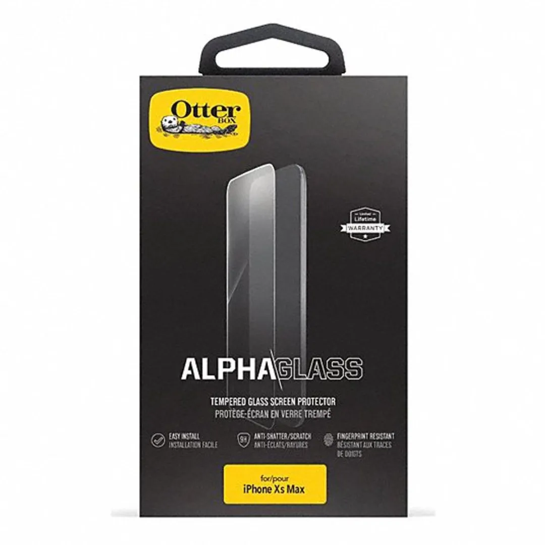 OtterBox Clearly Protected Alpha Glass iPhone Xs Max - afbeelding 6 van 6