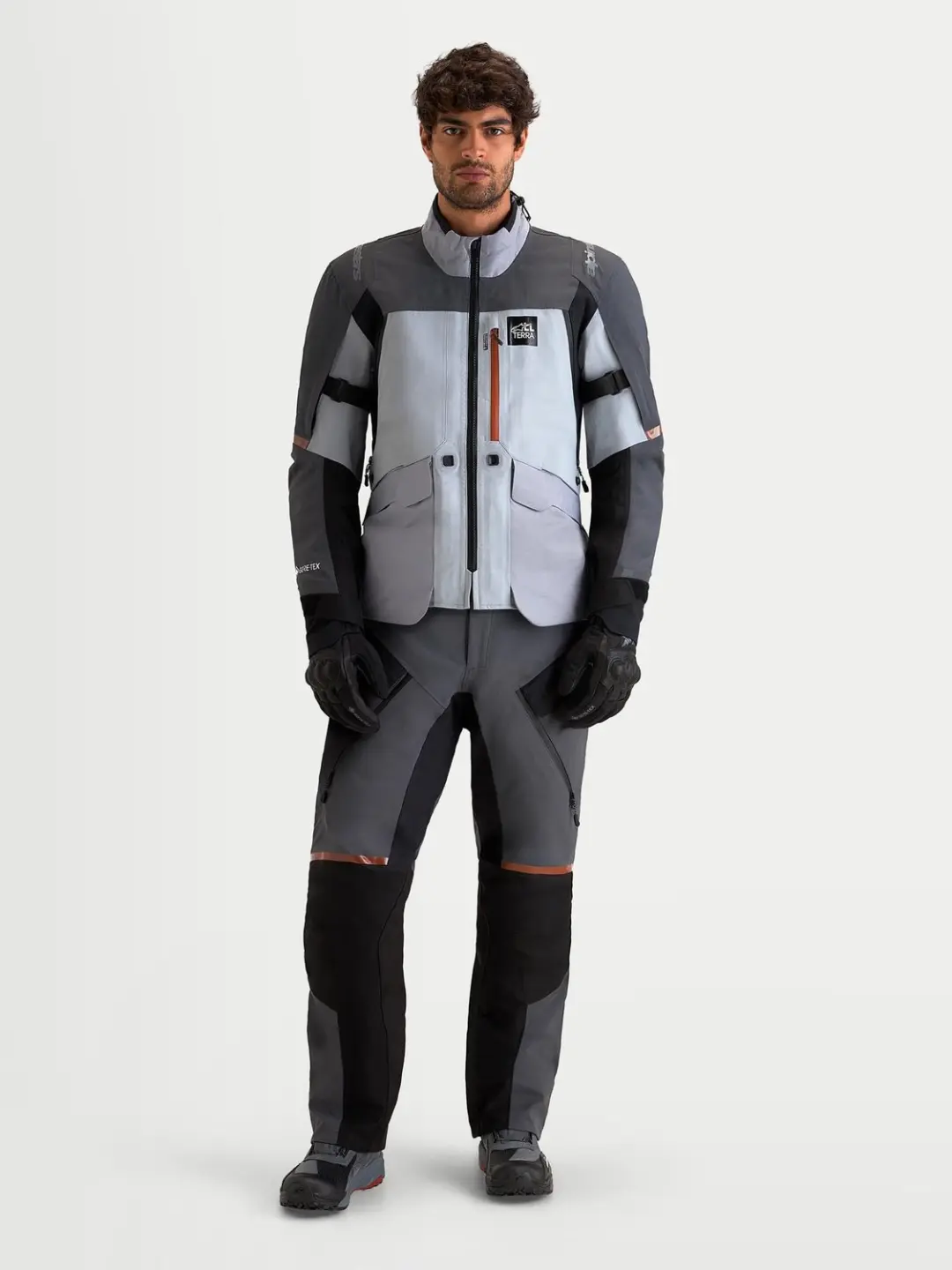 Alpinestars ST-7 V2 GORE-TEX Motorjas - Grijs/Zwart - M - afbeelding 3 van 6