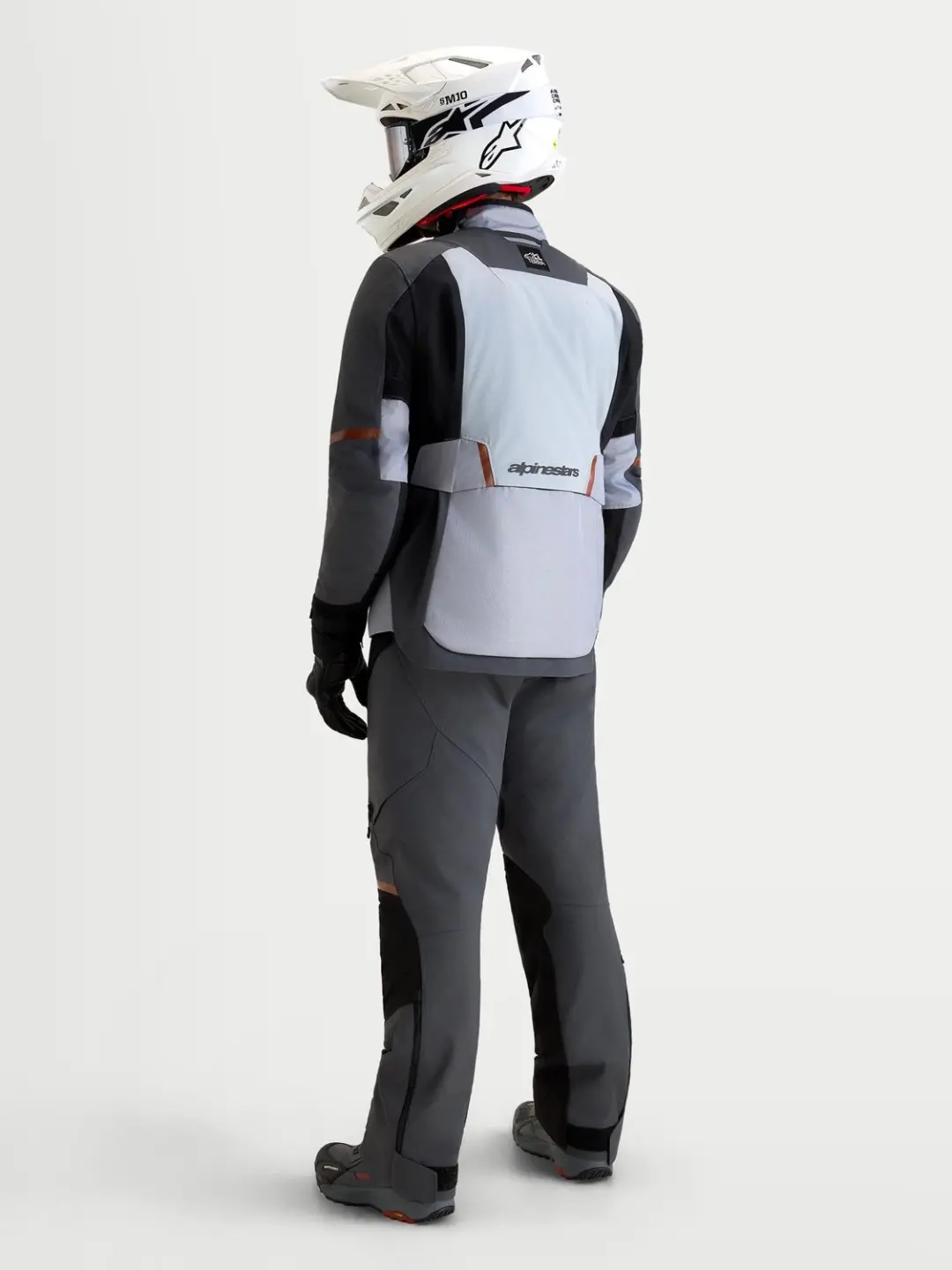Alpinestars ST-7 V2 GORE-TEX Motorjas - Grijs/Zwart - M - afbeelding 6 van 6