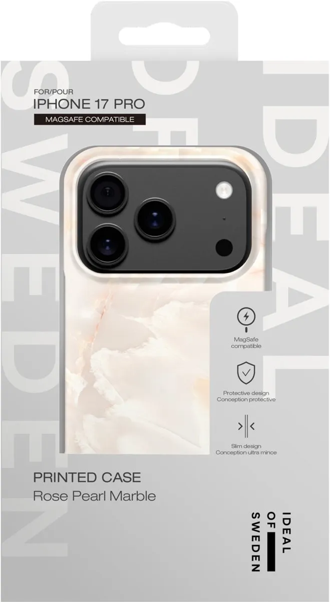 iDeal of Sweden iPhone 17 Pro Backcover Rose Pearl Marble - IDFCMS-I2561P-257 - afbeelding 6 van 6