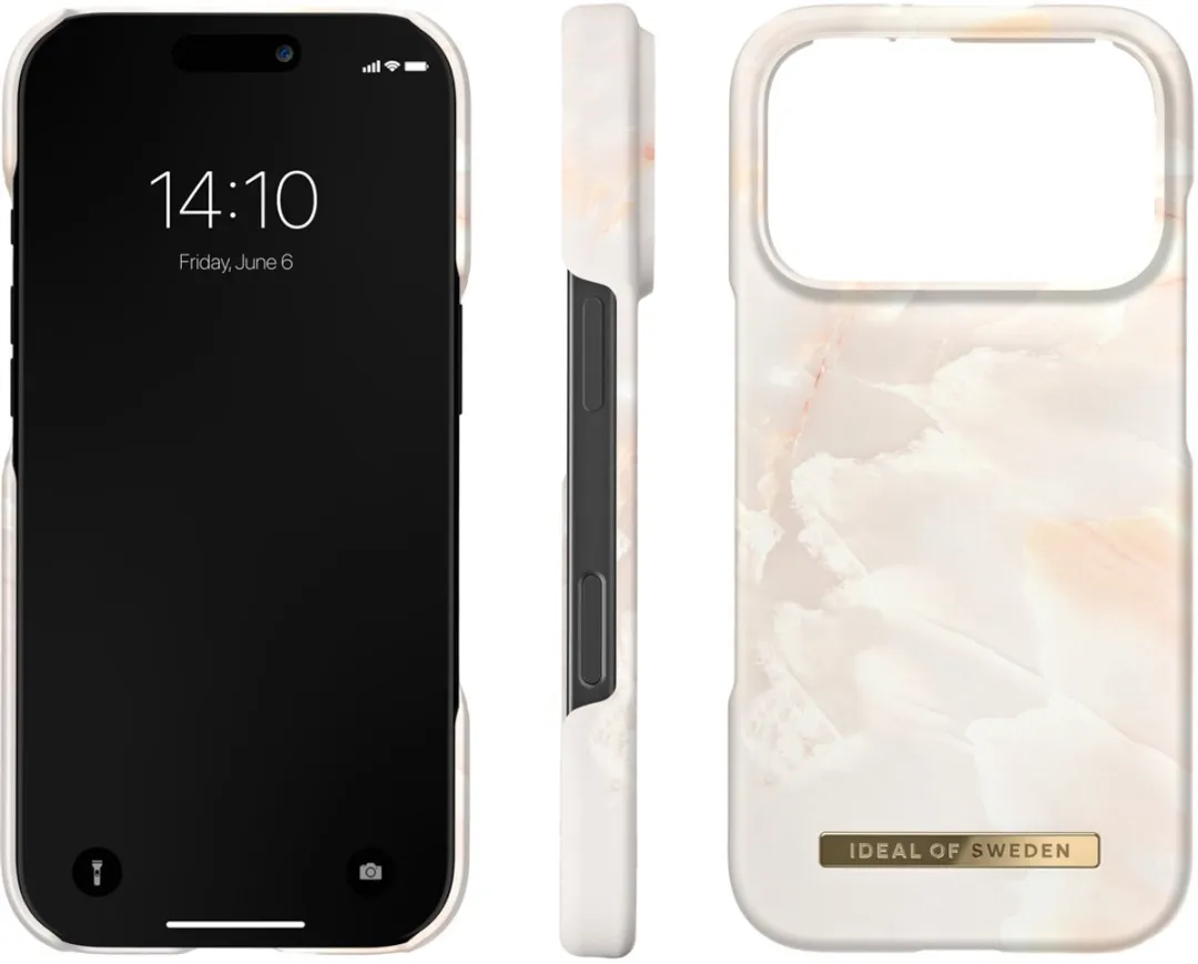 iDeal of Sweden iPhone 17 Pro Backcover Rose Pearl Marble - IDFCMS-I2561P-257