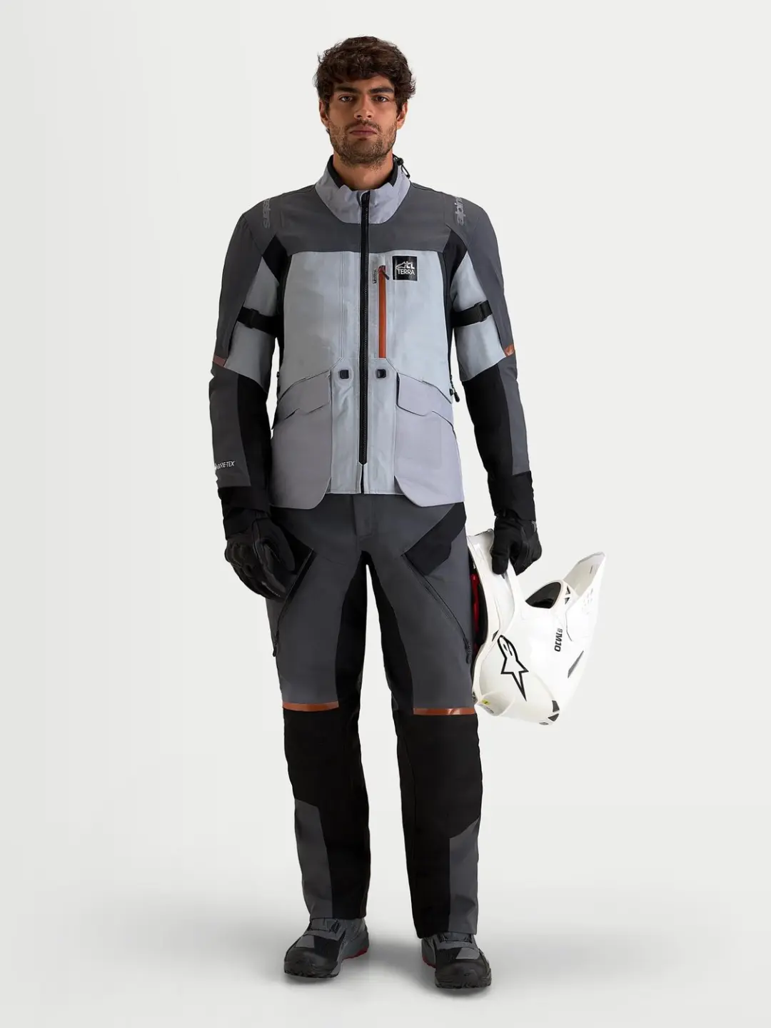 Alpinestars ST-7 V2 GORE-TEX Jas - Mid Gray - 2XL - afbeelding 6 van 6