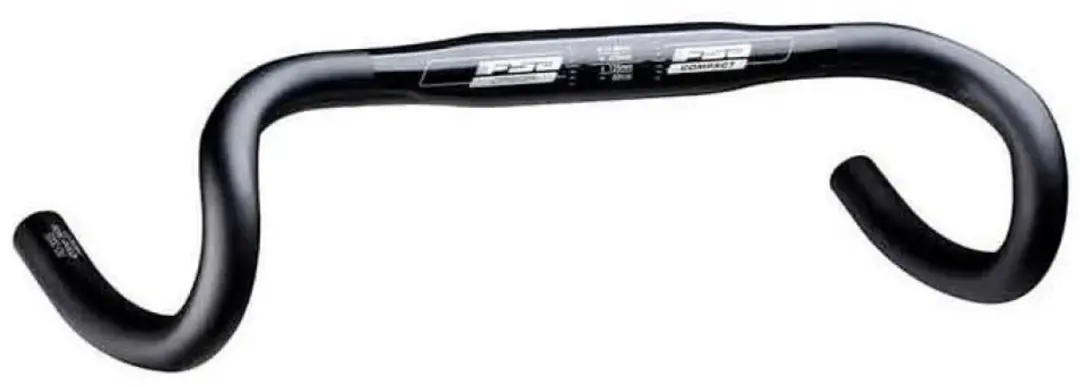 FSA Road Omega Compact Stuur 31.8mm 440mm - Zwart - afbeelding 4 van 4