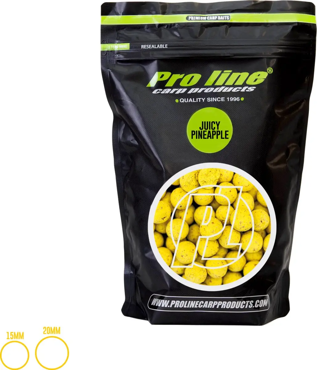 Proline Juicy Pineapple Boilies 20mm