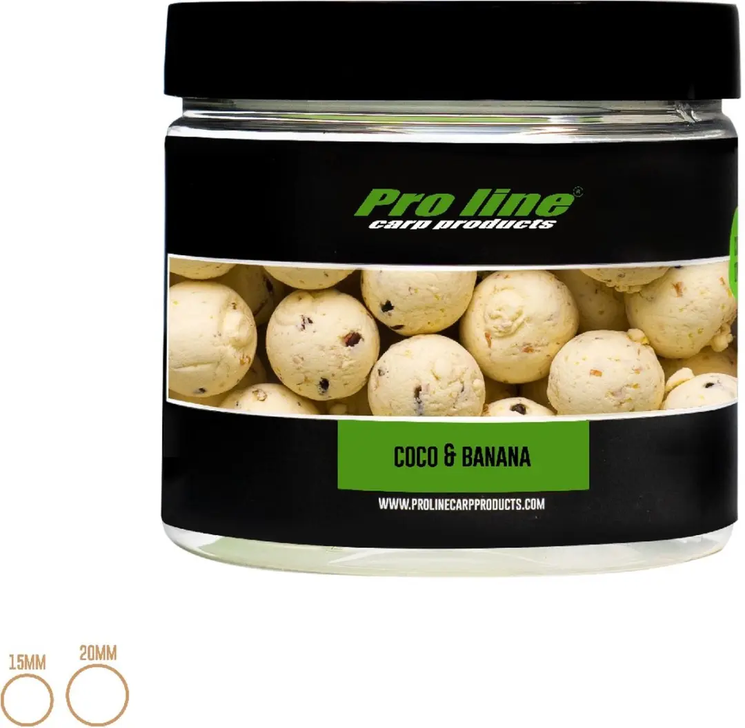 Proline Coco Banana Pop-Up Boilie 15mm 80g - afbeelding 4 van 6