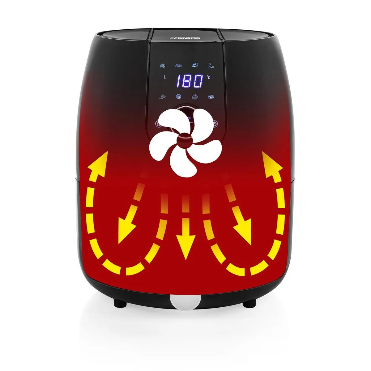 Princess Digitale Airfryer XXL 182025 - 1500W - 4.5L - Zwart