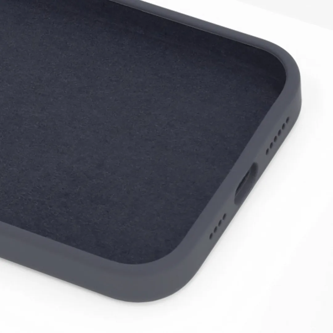 BMAX Siliconen Hoesje iPhone 14 Pro Max - Donkerblauw