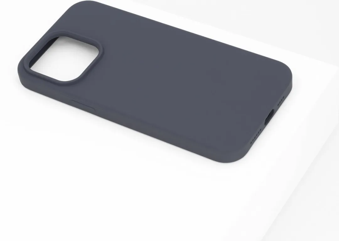 BMAX Siliconen Hoesje iPhone 14 Pro Max - Donkerblauw