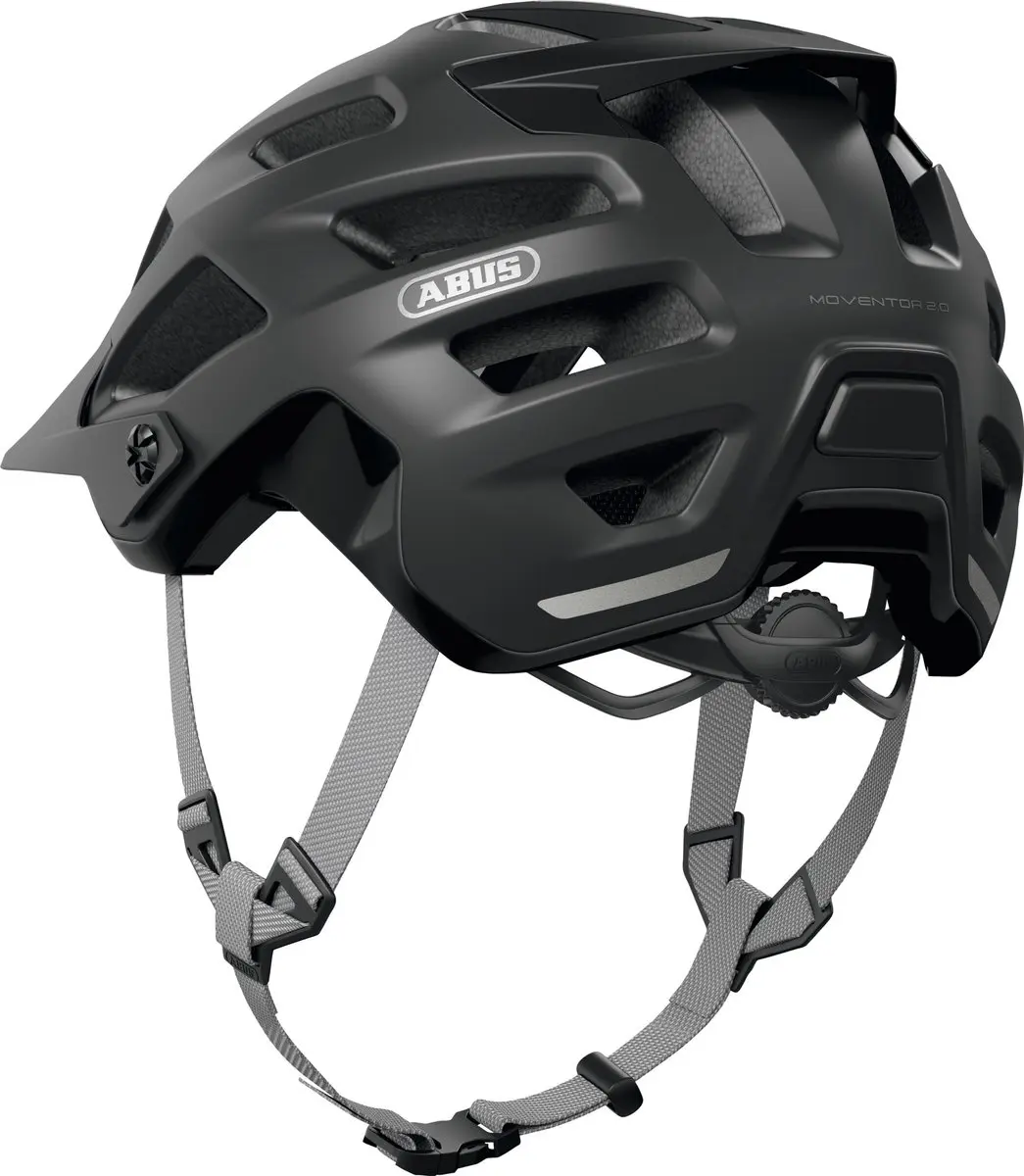 Fietshelm ABUS MOVENTOR 2.0 muted black M - 54-58 cm - zwart - afbeelding 6 van 6