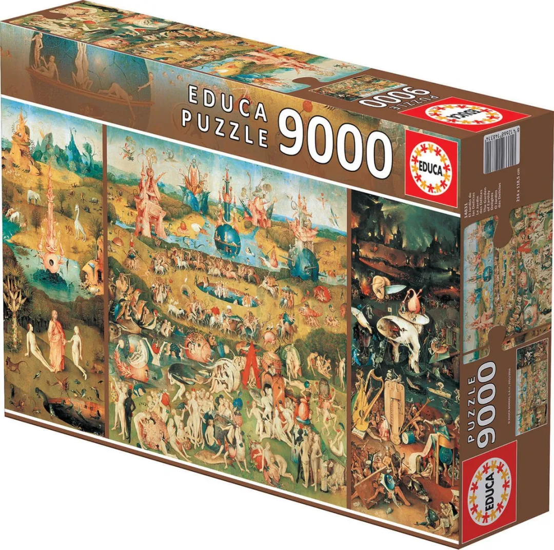 Educa De Tuin der Lusten Puzzle 9000 Stuks - Meerkleurig