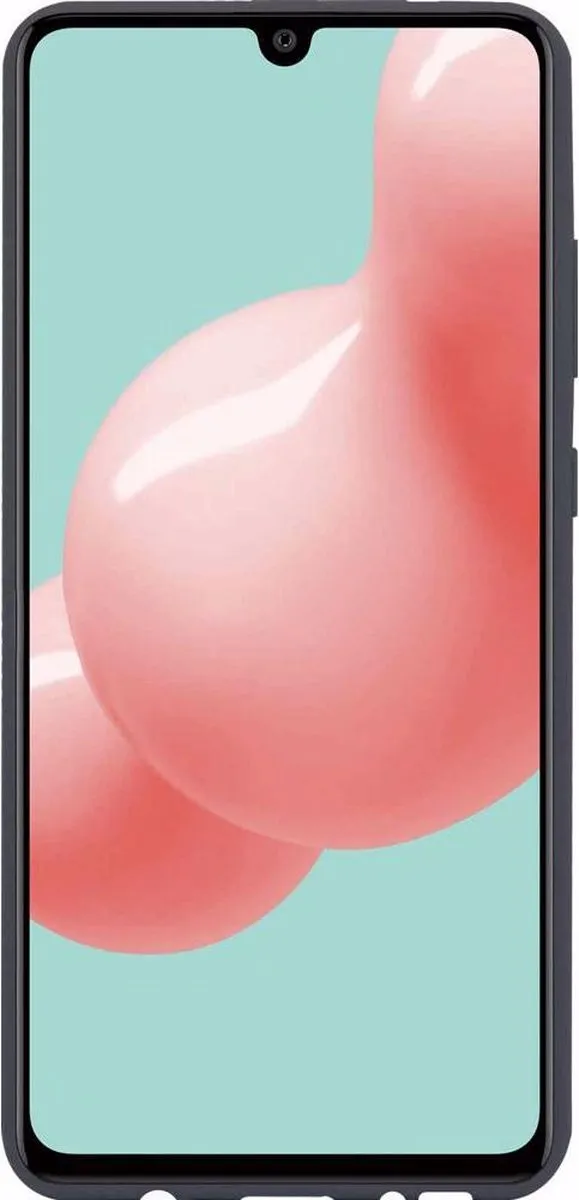 Azuri Samsung Galaxy A41 Hoesje - Siliconen - Zwart