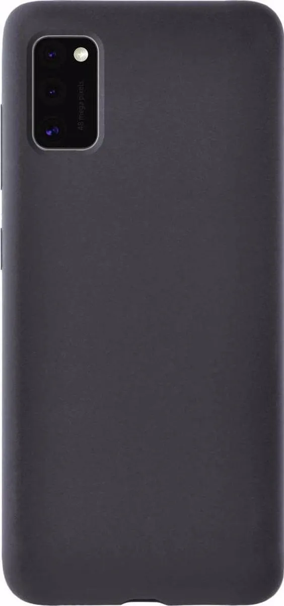 Azuri Samsung Galaxy A41 Hoesje - Siliconen - Zwart