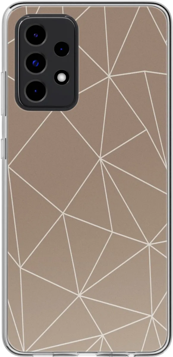 Imoshion Hoesje Samsung Galaxy A52 - Graphic Lines Beige