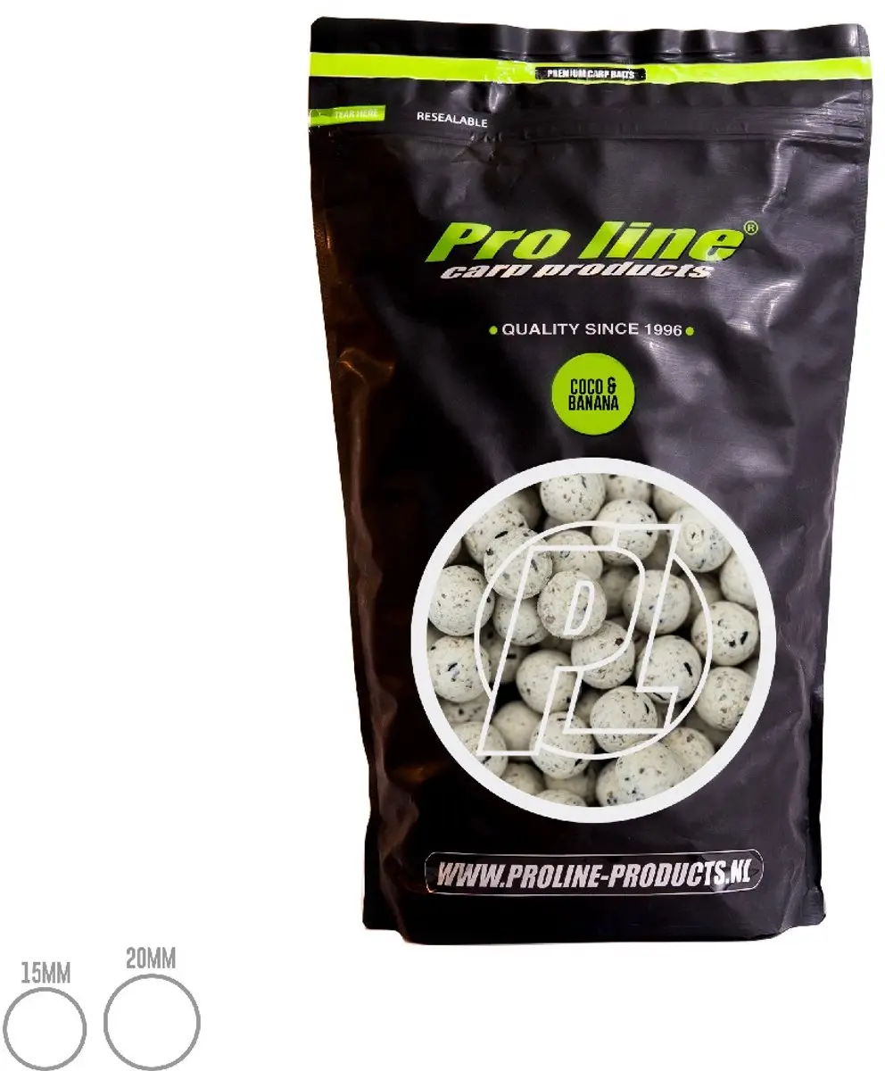Proline Coco Banana Boilie 20mm - 5kg - afbeelding 2 van 5