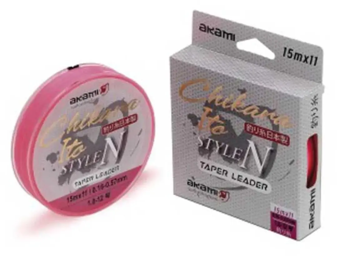 Akami Chikara Ito Taps Toelopende Onderlijn 15 M Roze 0.230-0.620 mm