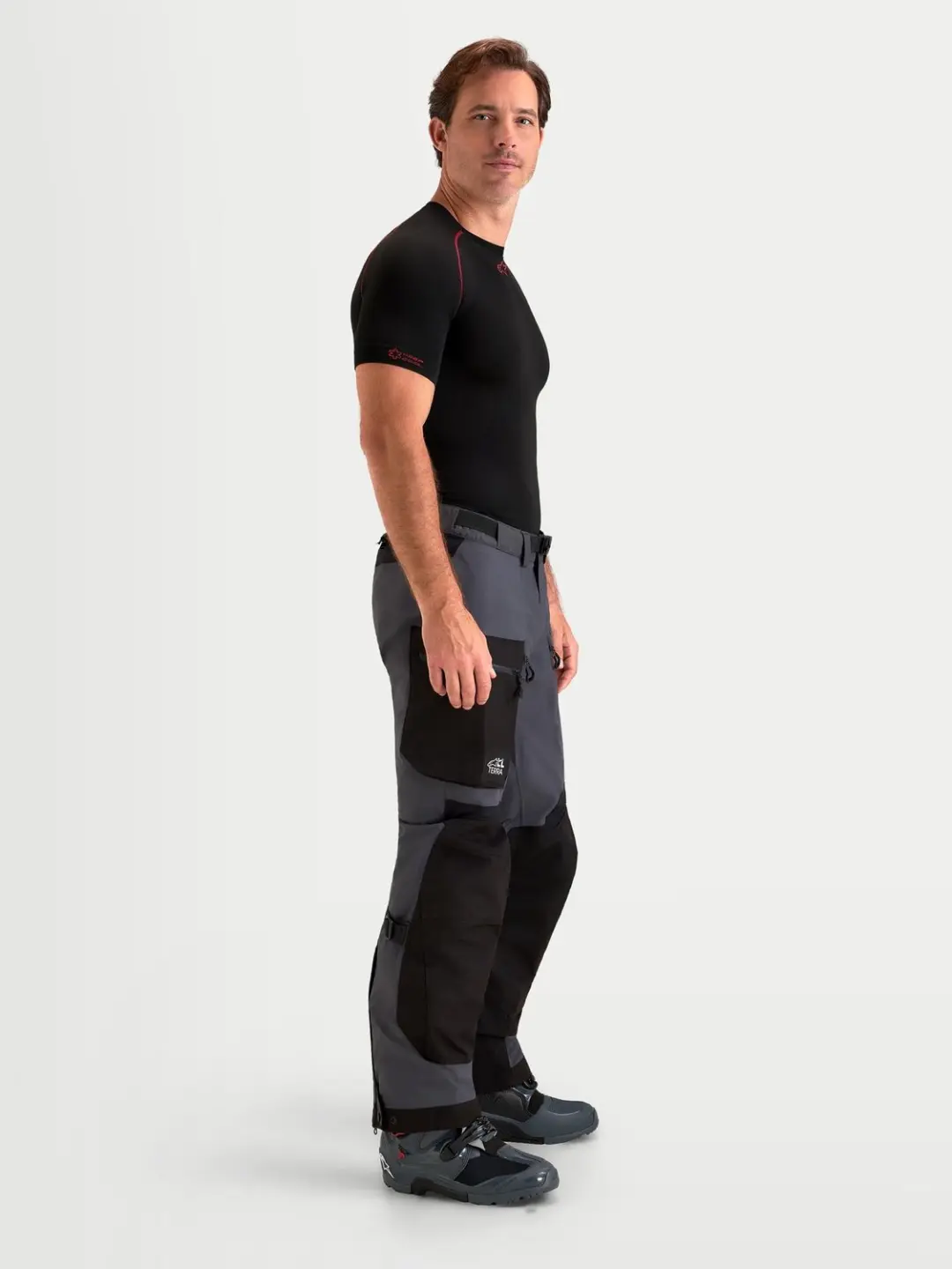 Alpinestars Arenis GTX Motorbroek - Zwart/Donkergrijs - S - afbeelding 4 van 6