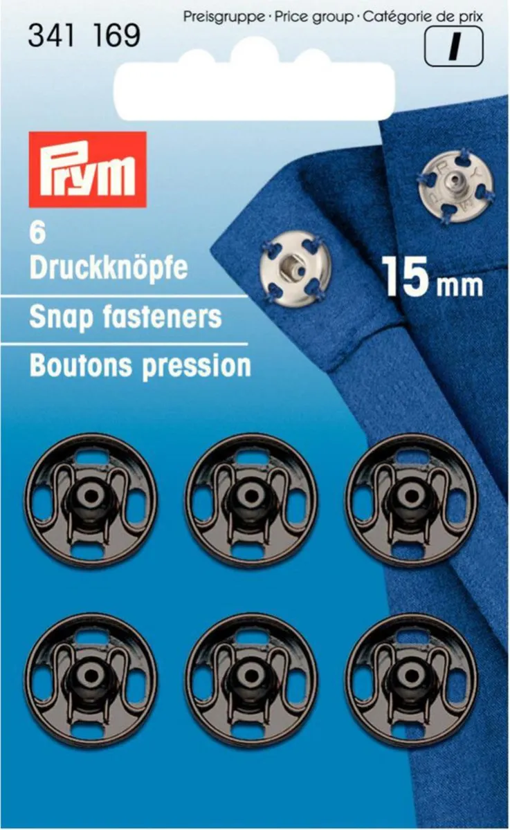 Prym Aannaai Drukknopen 15mm