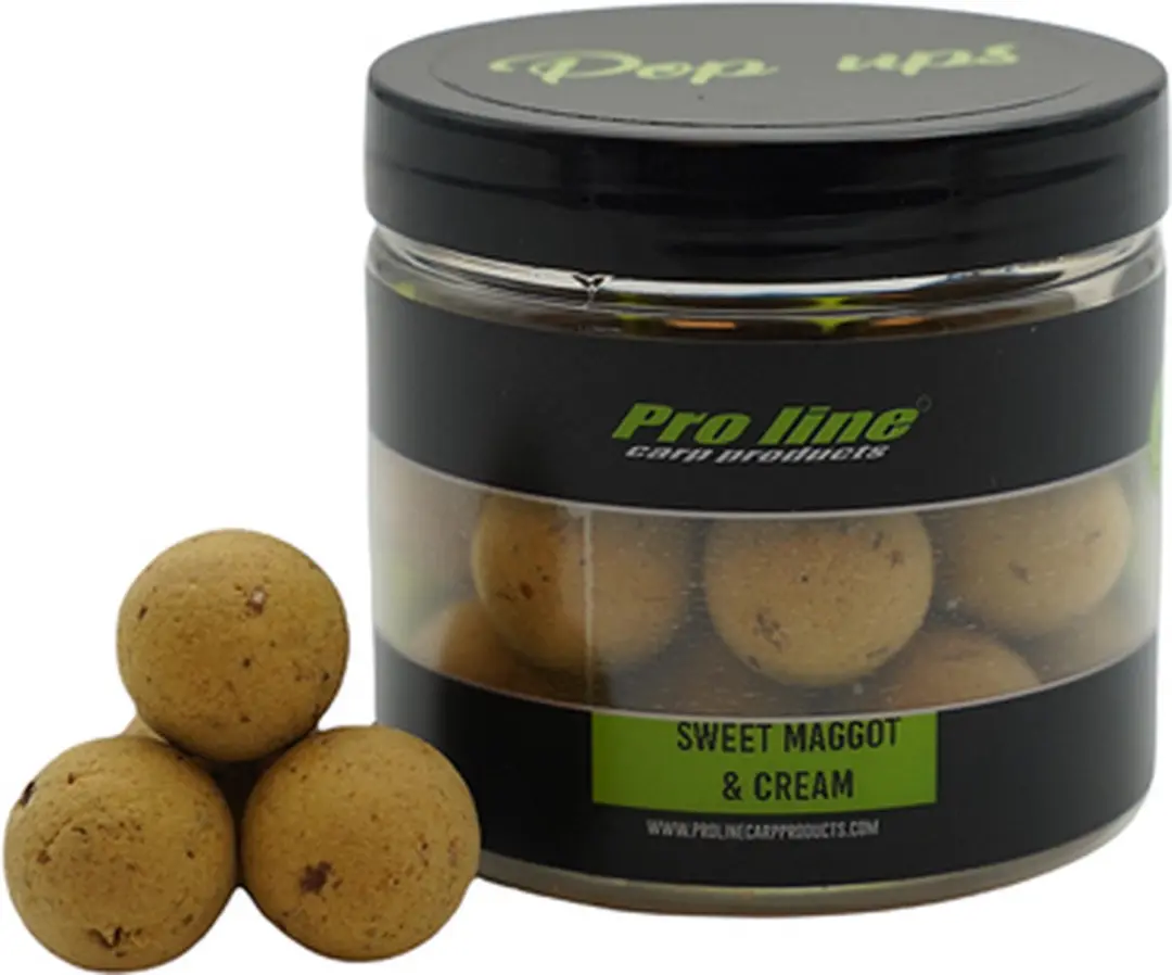 Proline Sweet Maggot & Cream Pop-Ups 15mm - Geel - afbeelding 2 van 2
