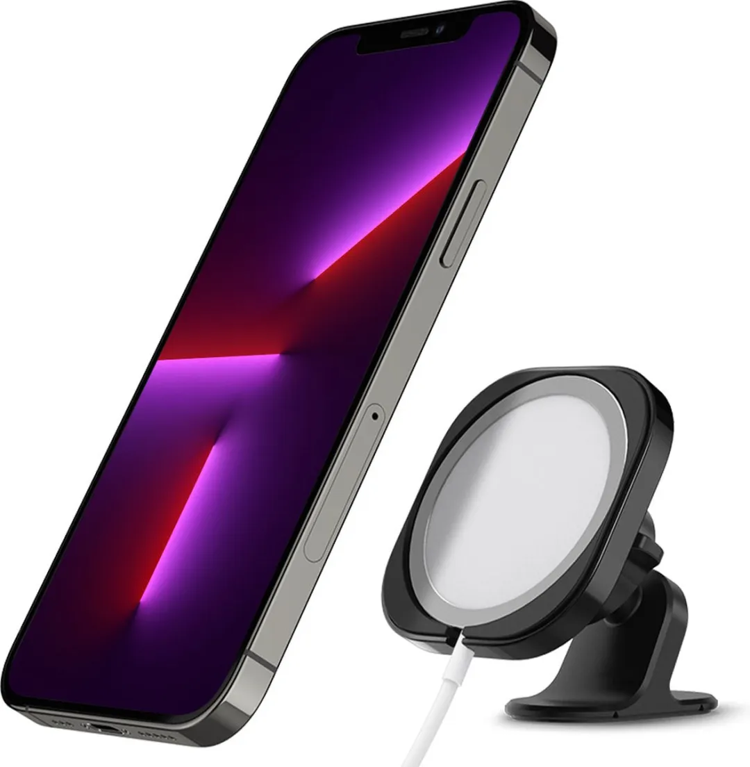 Spigen MagFit Dashboard Standaard voor iPhone 12-serie - Zwart