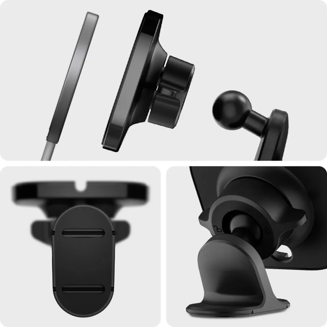 Spigen MagFit Dashboard Standaard voor iPhone 12-serie - Zwart - afbeelding 6 van 6