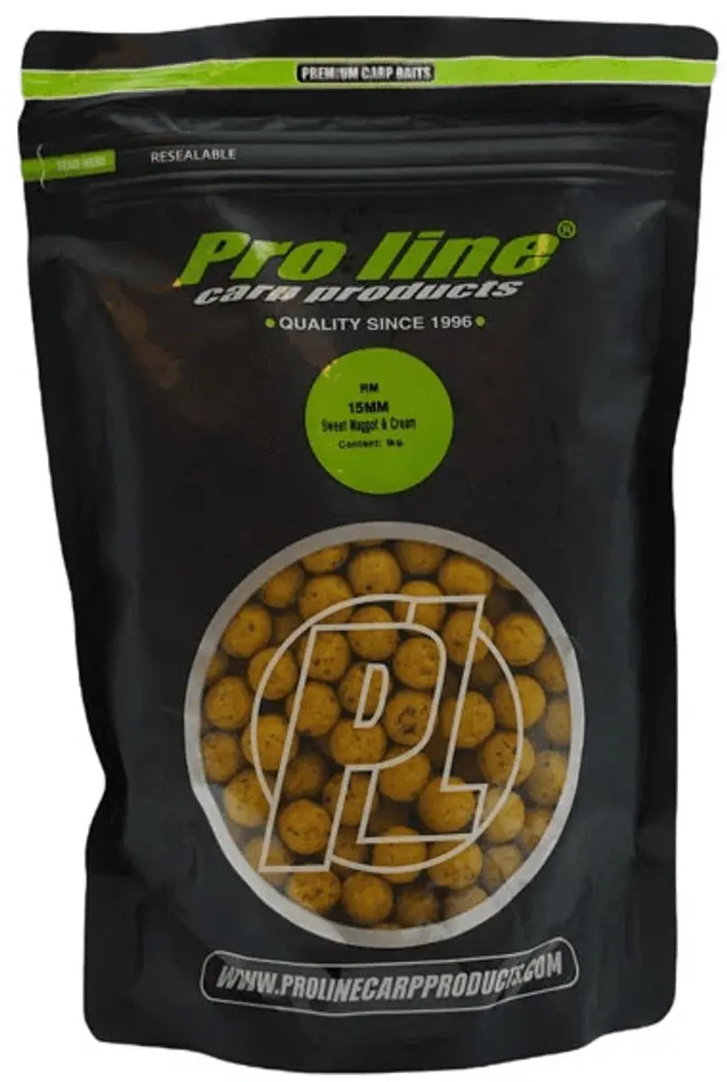 Proline Sweet Maggot & Cream Readymades Boilies 15mm 1kg - afbeelding 6 van 6