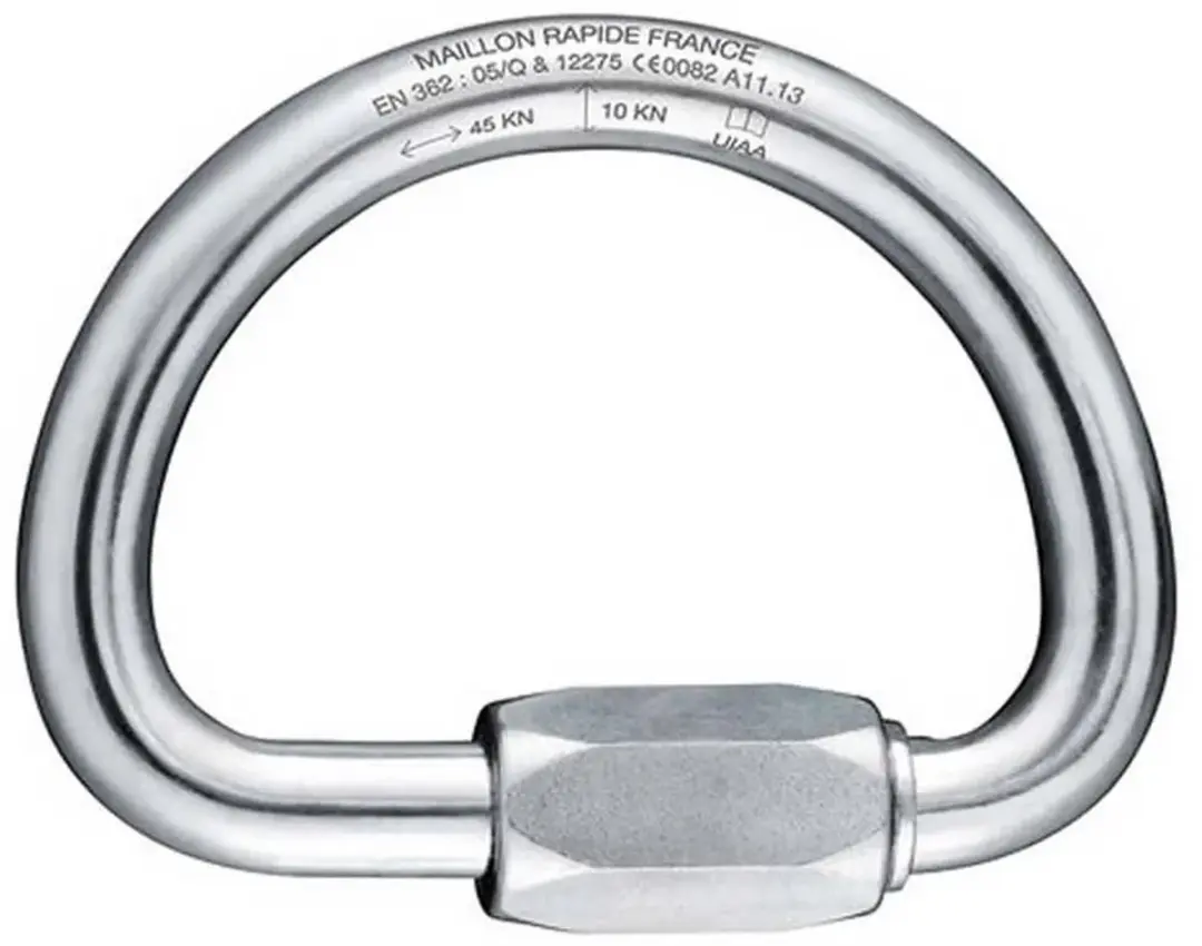 Rock Empire Halfronde Verzinkte Karabijnhaak 10 mm