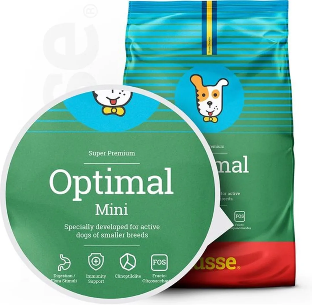 Husse Optimal Mini Hondenvoer - 2x7kg