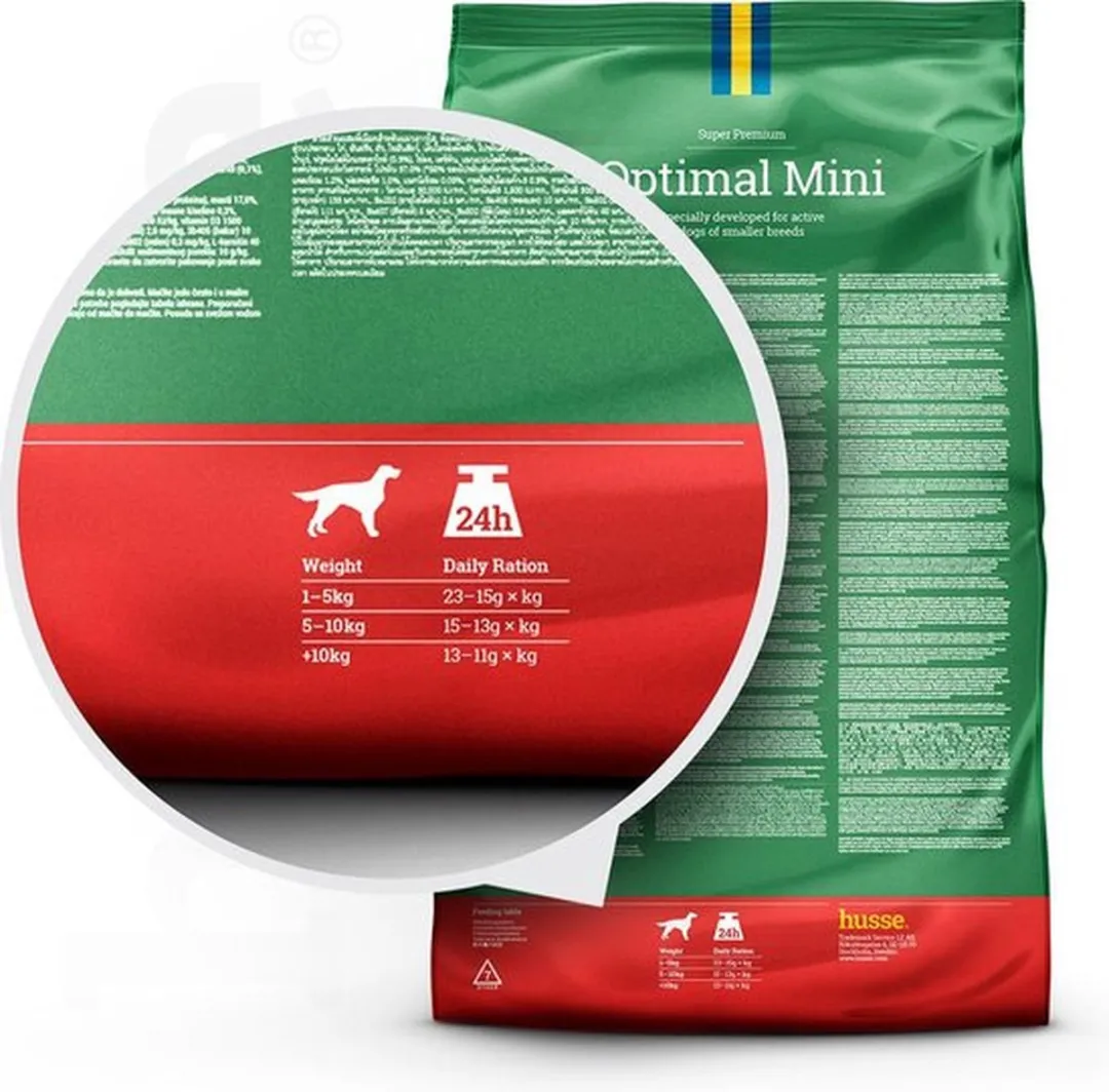 Husse Optimal Mini Hondenvoer - 2x7kg