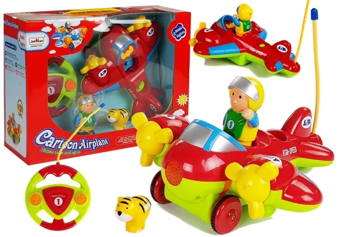Lean Toys Baby RC Vliegtuig
