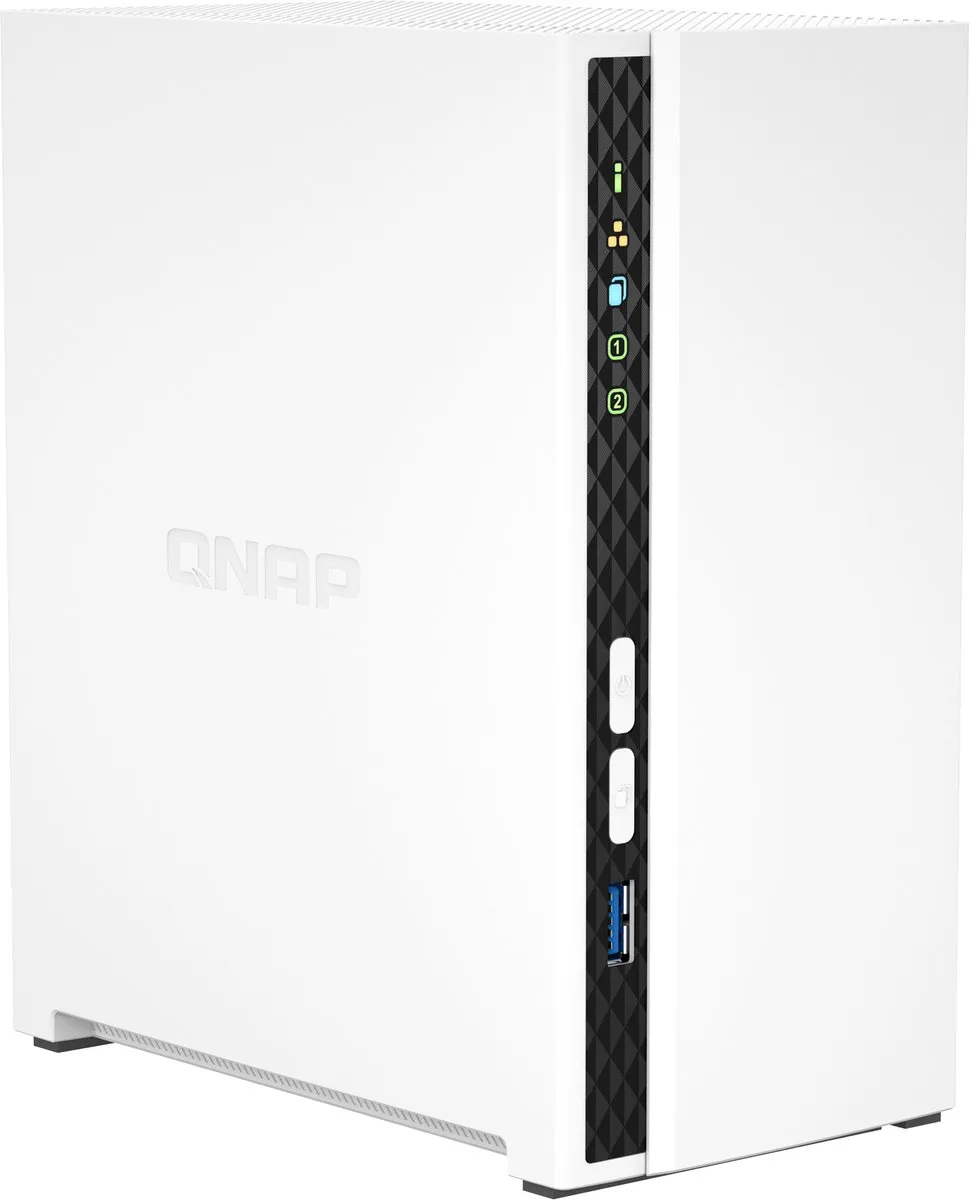 QNAP TS-233 NAS - 2-Bay - 2GB RAM - Quad Core 2.0GHz - Wit