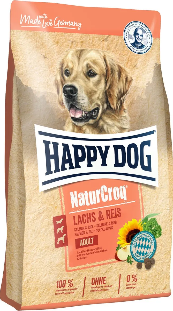 Happy Dog NaturCroq Lachs & Reis 11kg