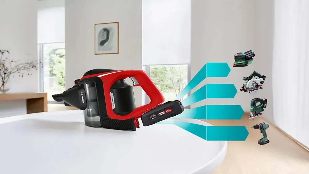 Bosch Unlimited 8 ProAnimal BCS8214ANM Steelstofzuiger - Zwart/Rood