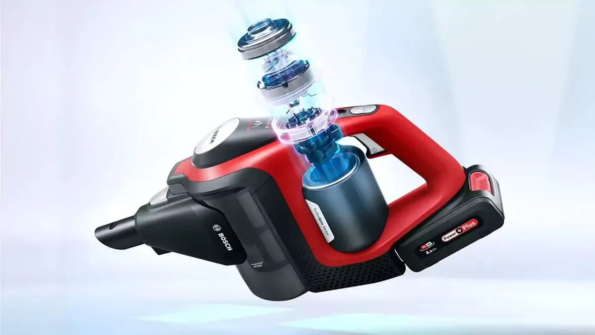 Bosch Unlimited 8 ProAnimal BCS8214ANM Steelstofzuiger - Zwart/Rood