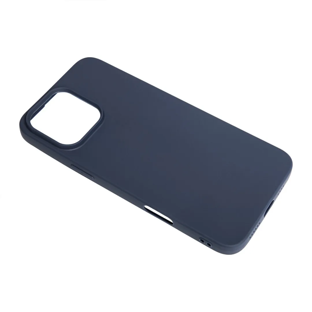BMAX Siliconen Hoesje iPhone 16 Pro - Donkerblauw