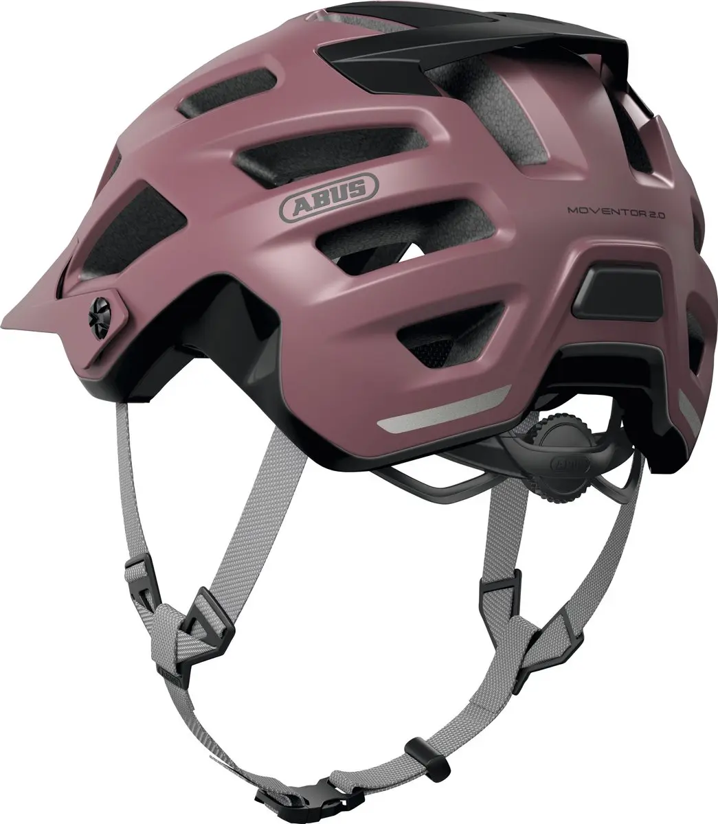 Fietshelm ABUS MOVENTOR 2.0 blush red M - 54-58 cm - rood - Geschikt voor gebruik op mountainbikes - 305 g - afbeelding 6 van 6