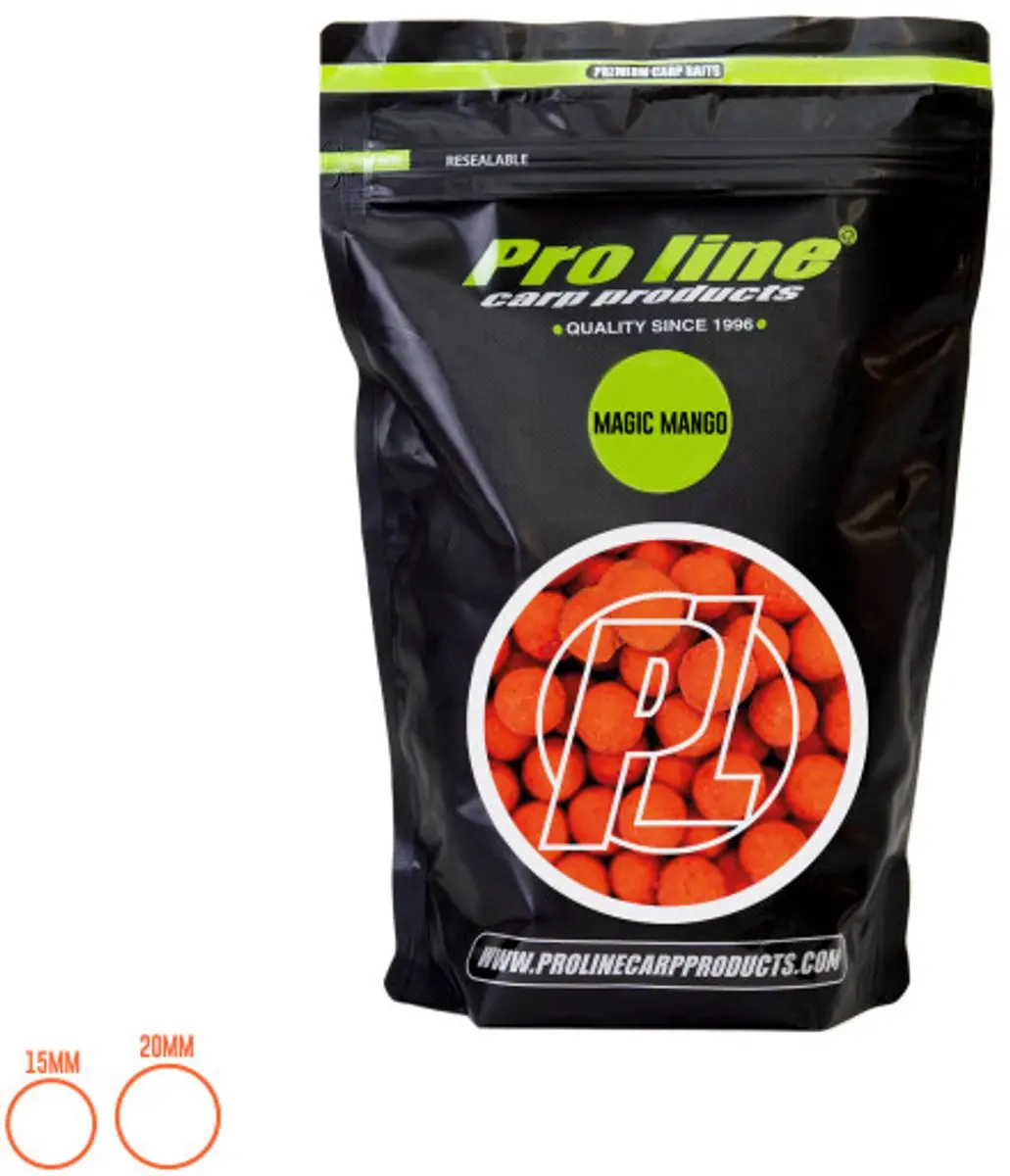 Proline Magic Mango Readymade Boilies 15mm - 1kg - afbeelding 5 van 5
