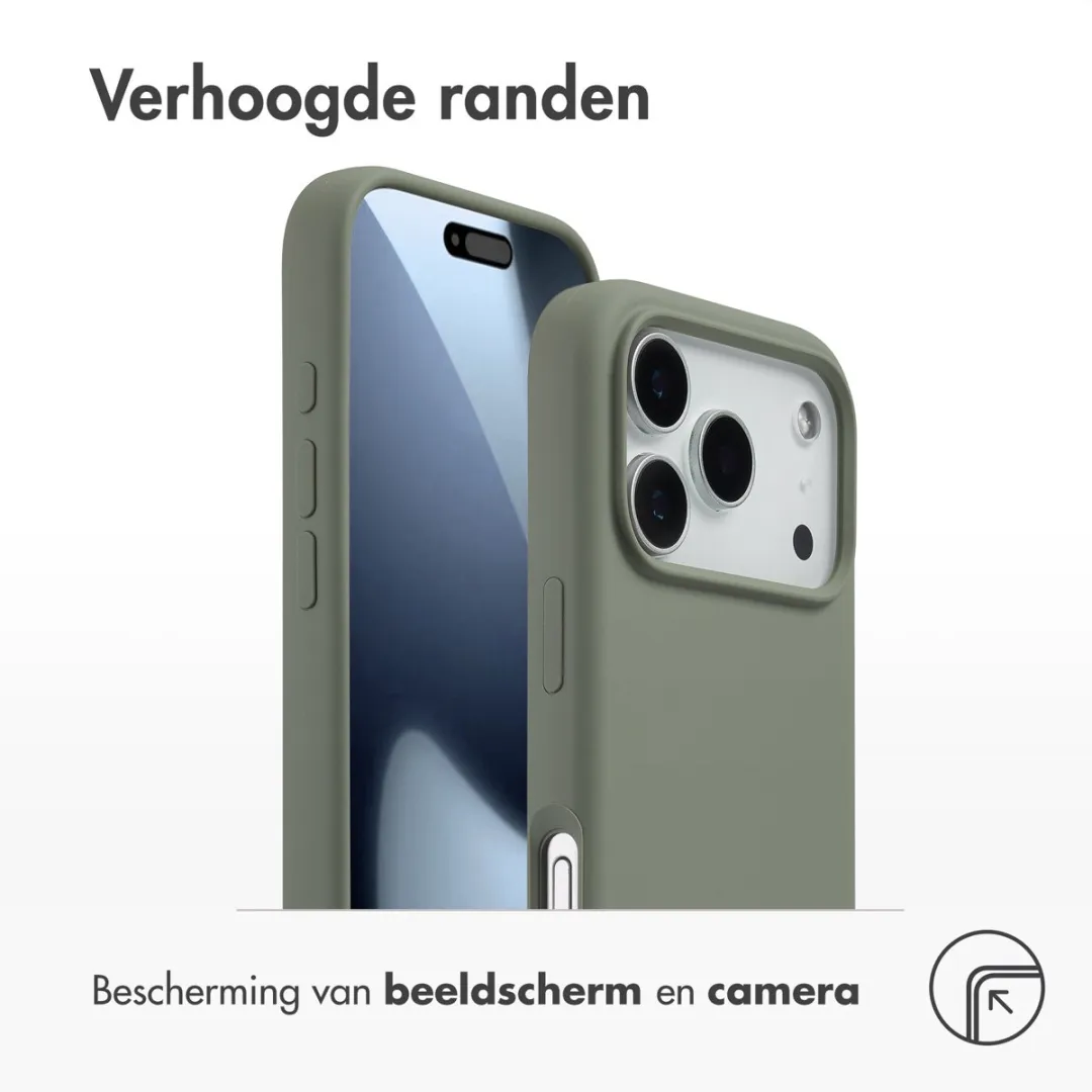 Accezz iPhone 17 Pro MagSafe Hoesje - Olijfgroen