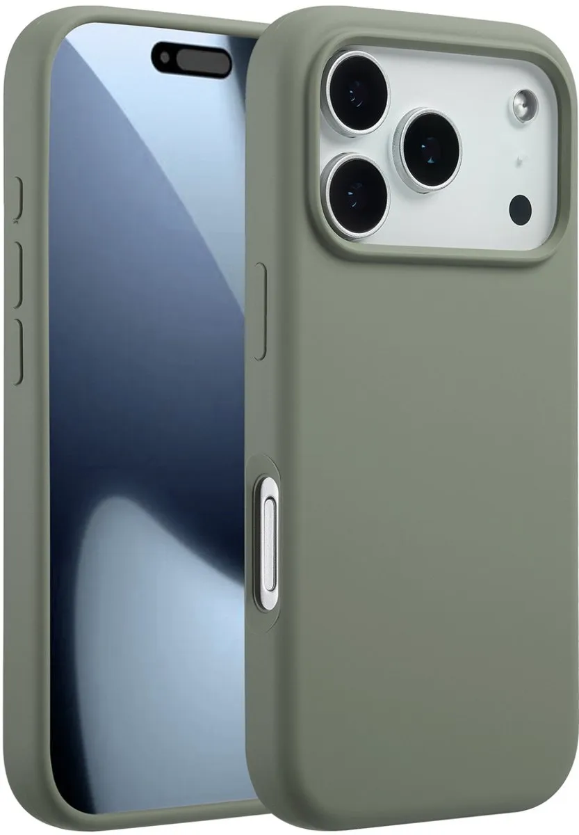 Accezz iPhone 17 Pro MagSafe Hoesje - Olijfgroen