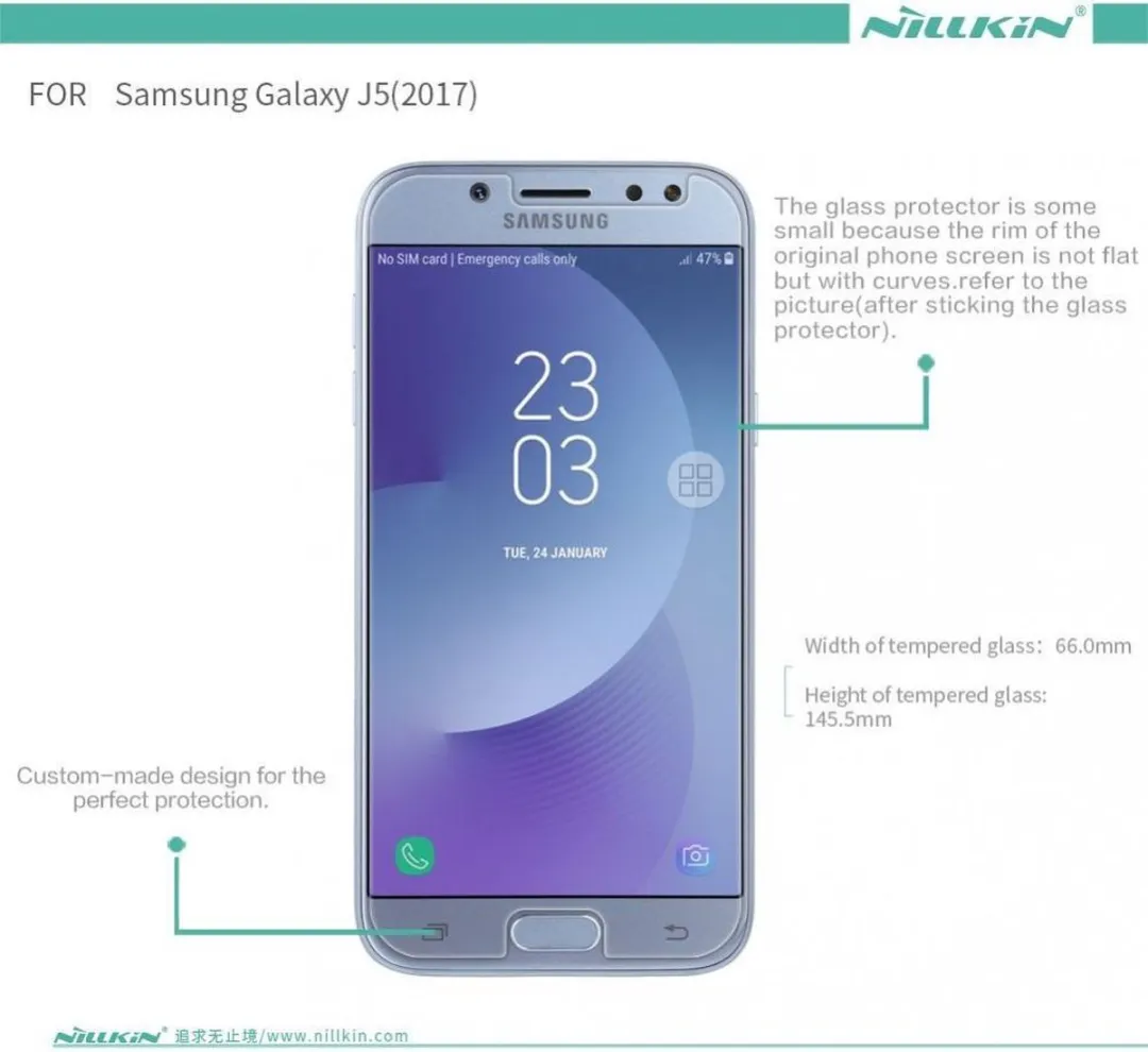 Nillkin Amazing H+ PRO Tempered Glass Samsung Galaxy J5 (2017) - afbeelding 6 van 6