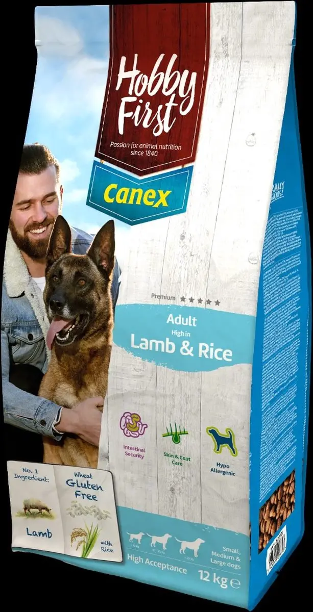 HobbyFirst Canex Adult Lam & Rijst Hondenvoer
