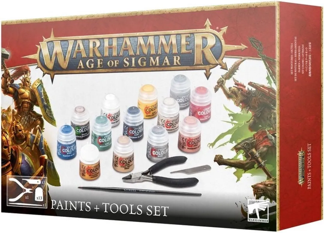 Games Workshop Warhammer Age of Sigmar Paint Tools Set 80-17