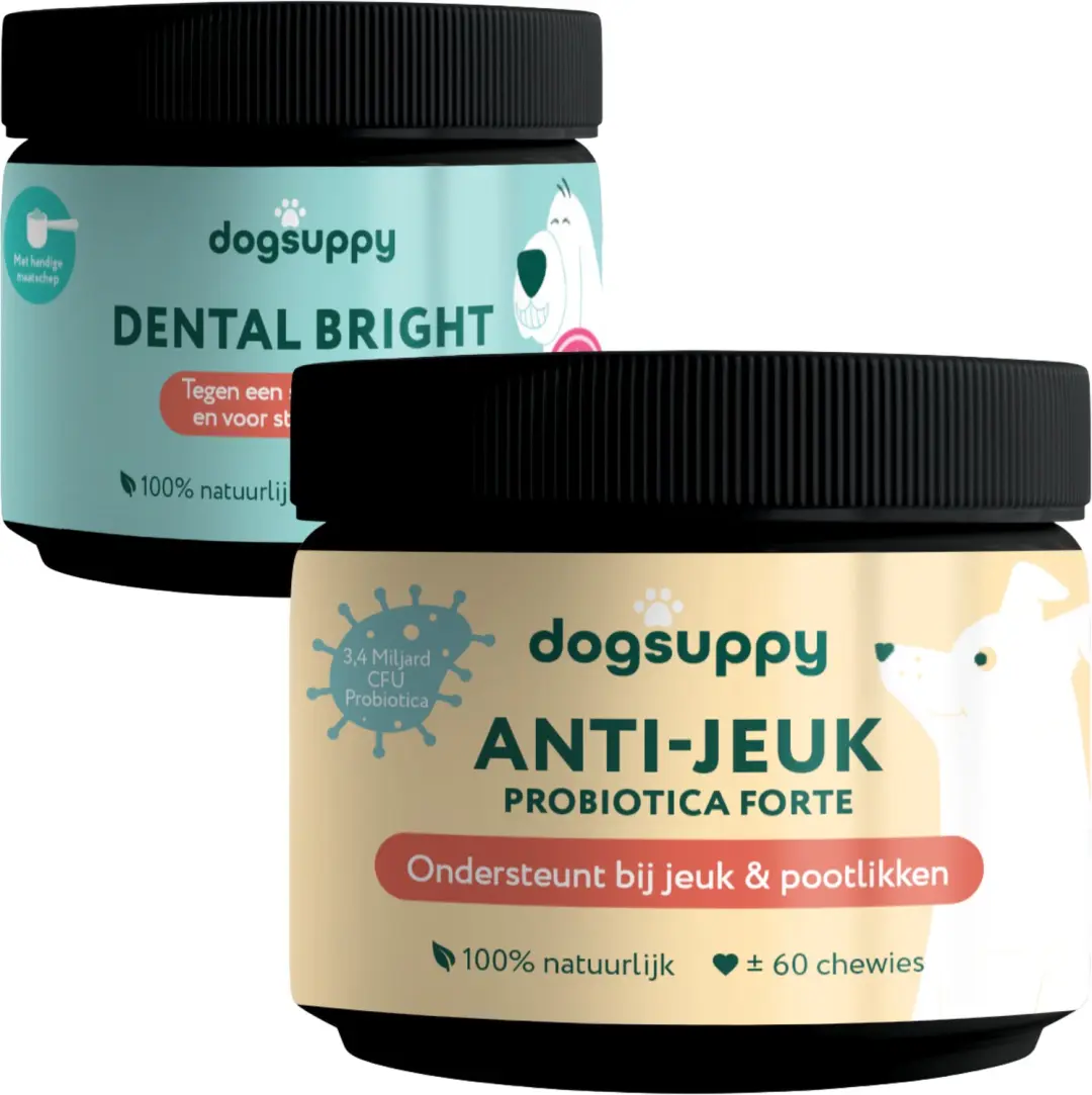 Bundel Anti-Jeuk (60 snoepjes) & Dental Bright (60 schepjes)