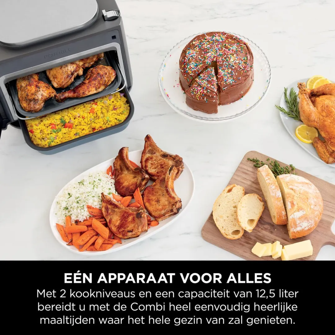 Ninja Combi SFP700EU 12-in-1 Multicooker - 12,5L - 1780W - Zwart