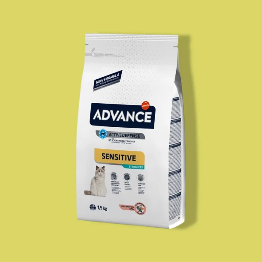 Advance Cat Sterilized Sensitive Zalm Kattenvoer - 3kg - afbeelding 4 van 6