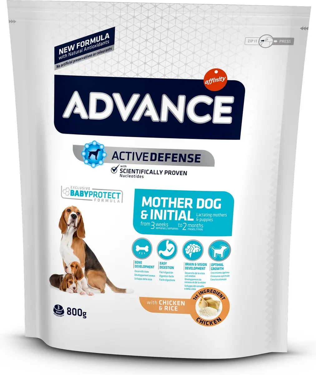 Advance puppy protect initial