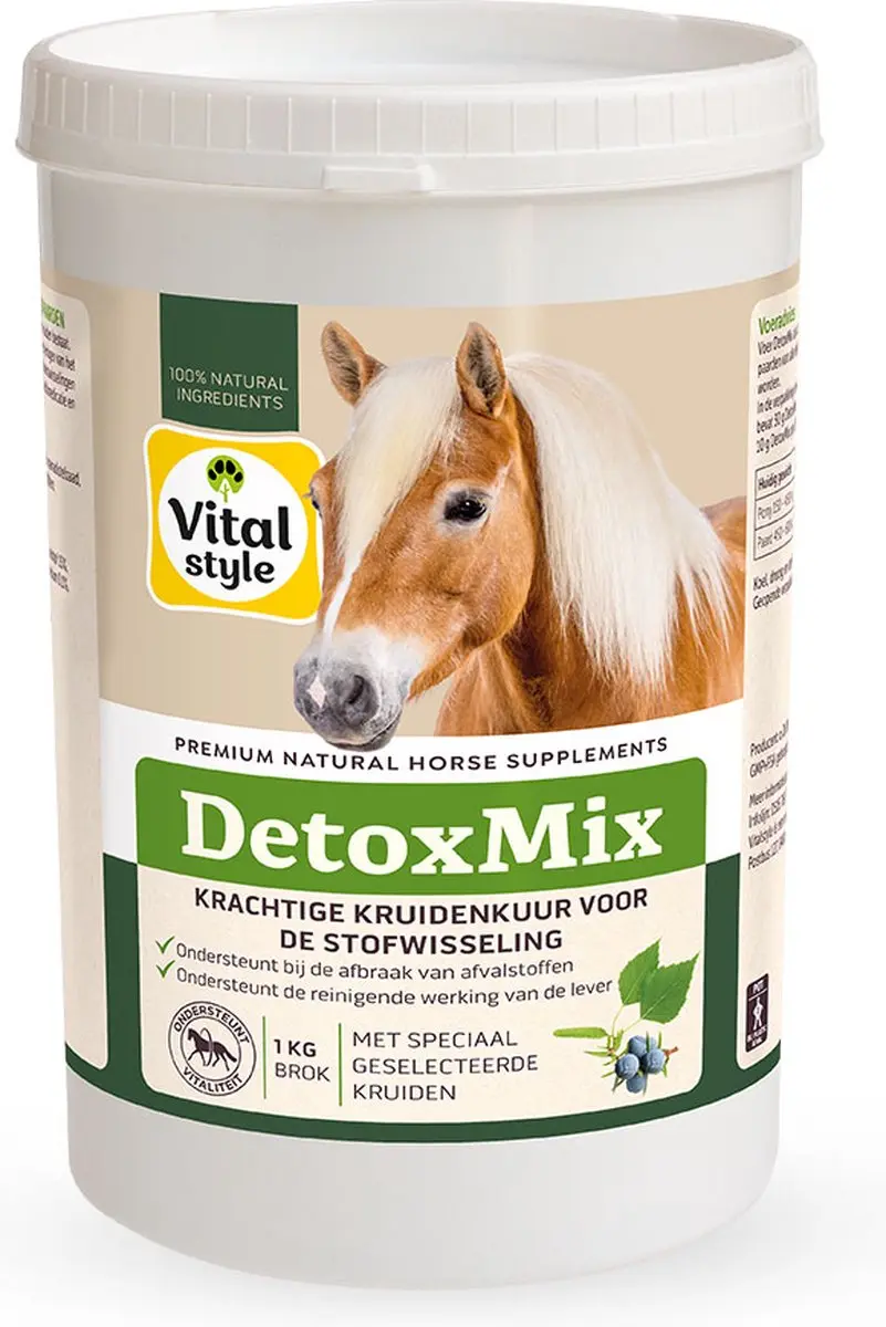 VITALstyle DetoxMix Paarden Supplement