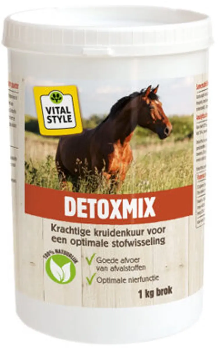 VITALstyle DetoxMix Paarden Supplement - 1 kg - afbeelding 4 van 6