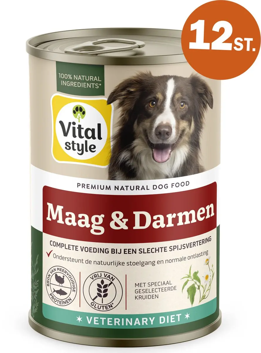 Vitalstyle Hond Maag & Darmen- Natvoer