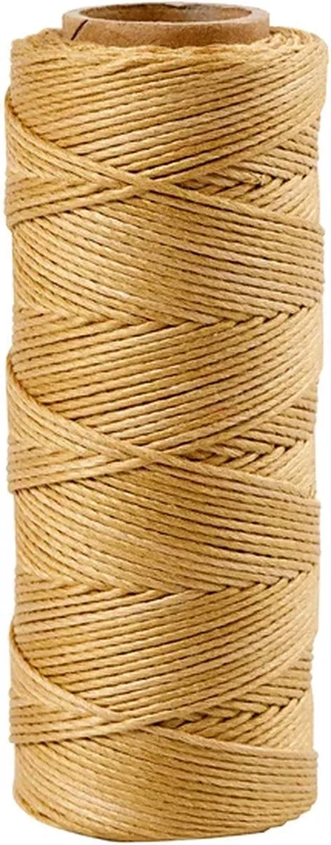 Creativ Company Bamboekoord 1mm Goud 65m