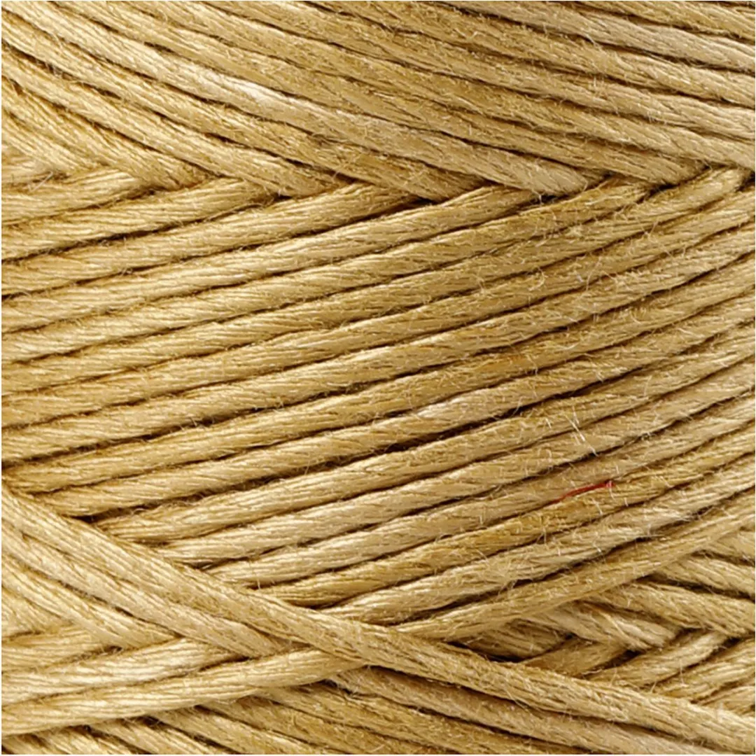 Creativ Company Bamboekoord 1mm Goud 65m